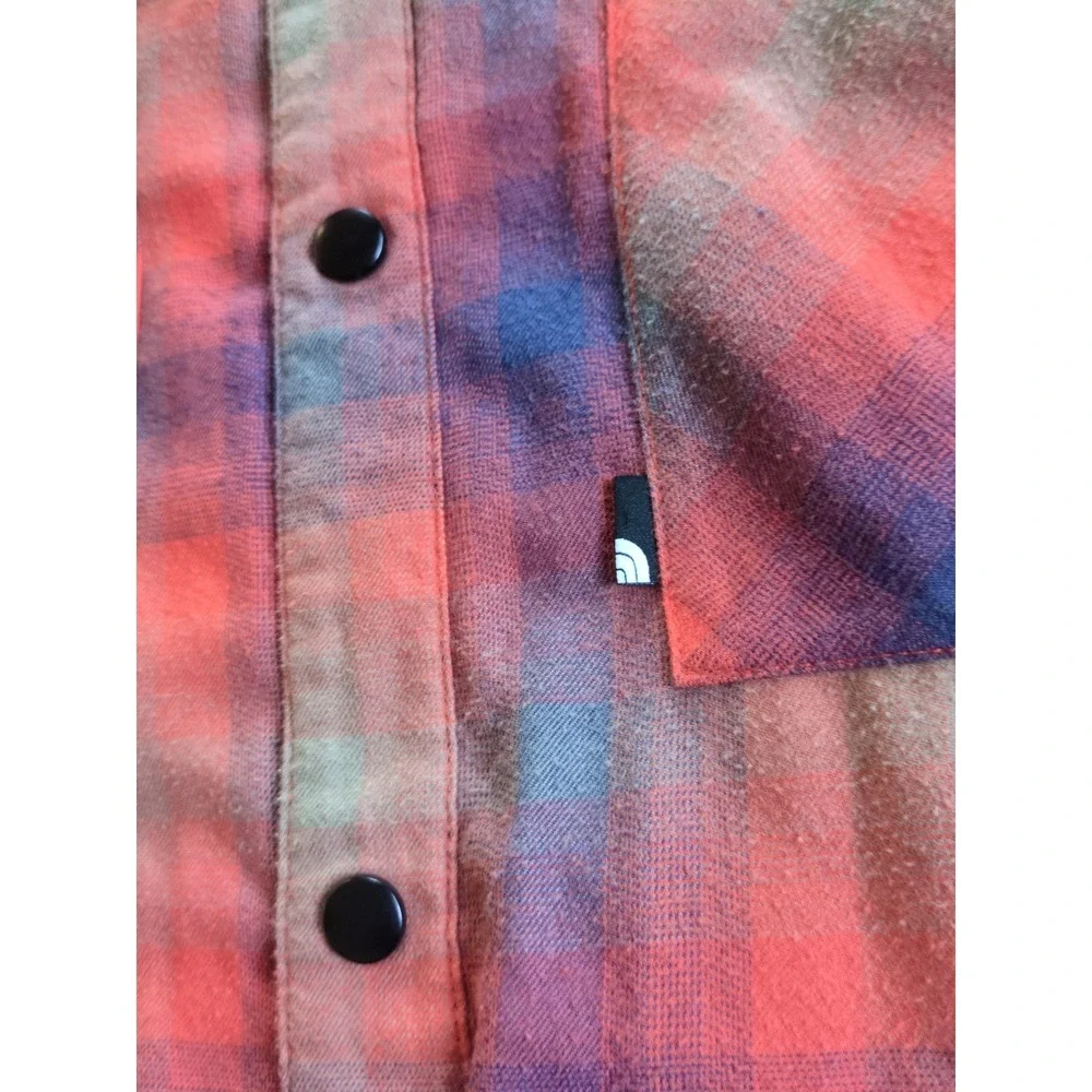The North Face Fort Point Flannel Shirt Jacket Plaid Shadow Multicolor‎ Mens